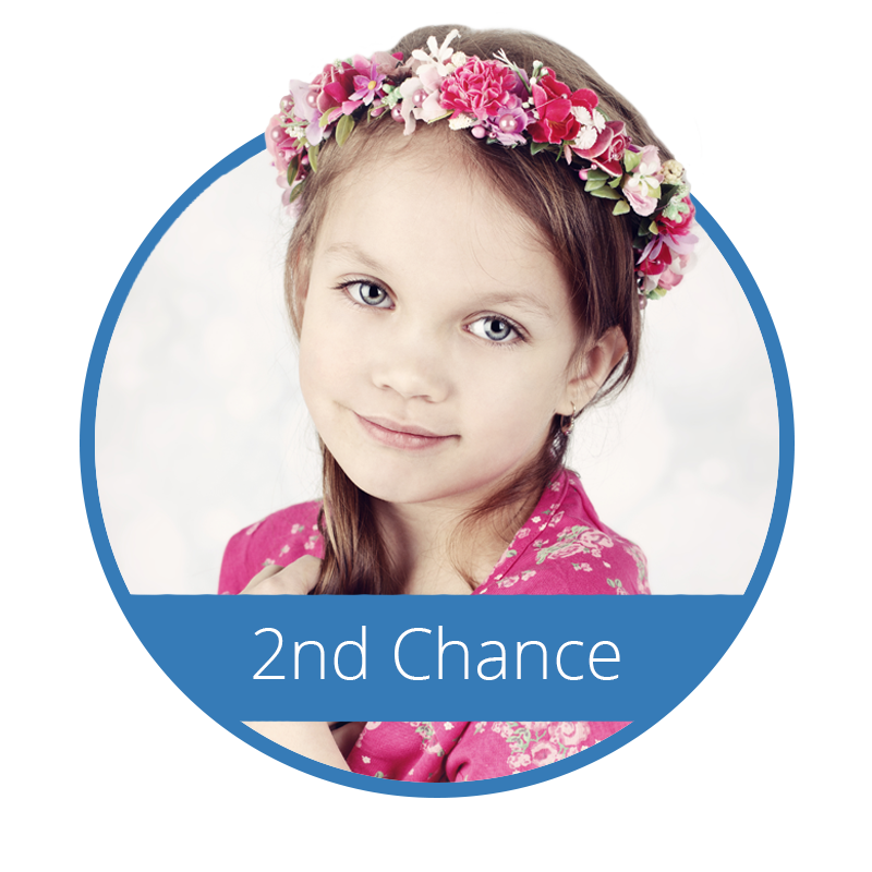 2nd chance icon with child